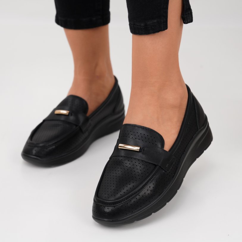 Обувки Естествена Кожа Lecato Black